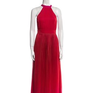 Rococo sand red halter dress
